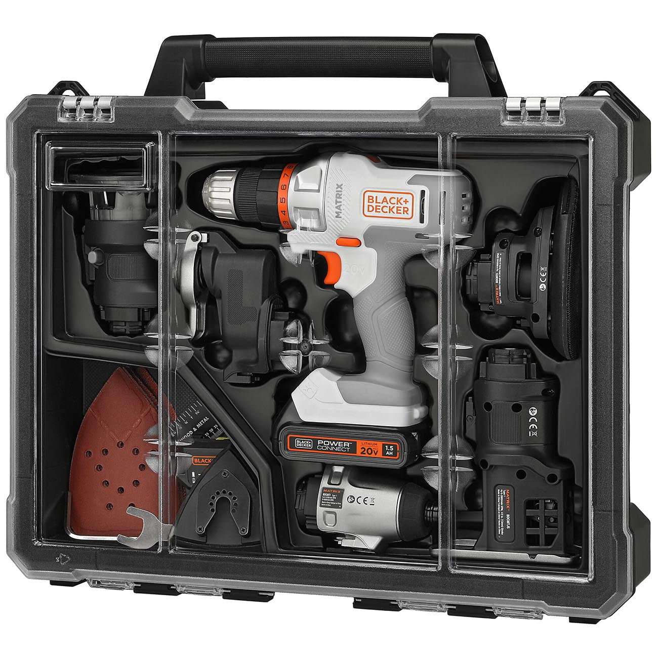 Black Decker 20V Max Matrix Cordless Combo Kit – 6 Tool Combo Set