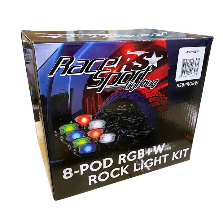 Race Sport ColorSmart RGBW 8-POD Rock Light Kit