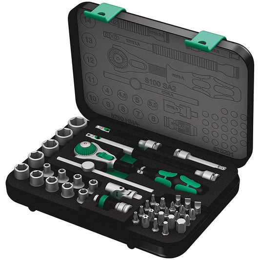 Wera Metric 1/4" Drive Speed Ratchet Set (42-piece Set)