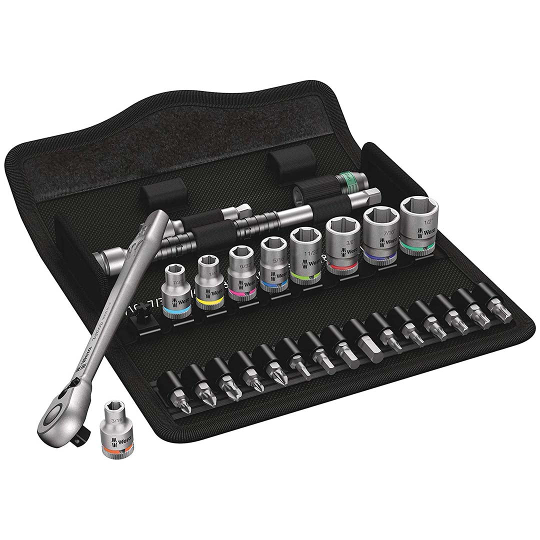 Wera Sae 1/4" Drive Ratchet Set (28 Piece)