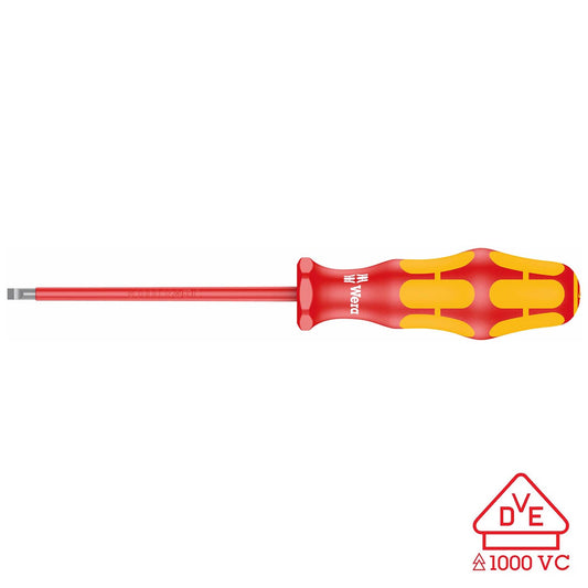 Wera Vde Insulated Screwdriver: Slotted 8mm