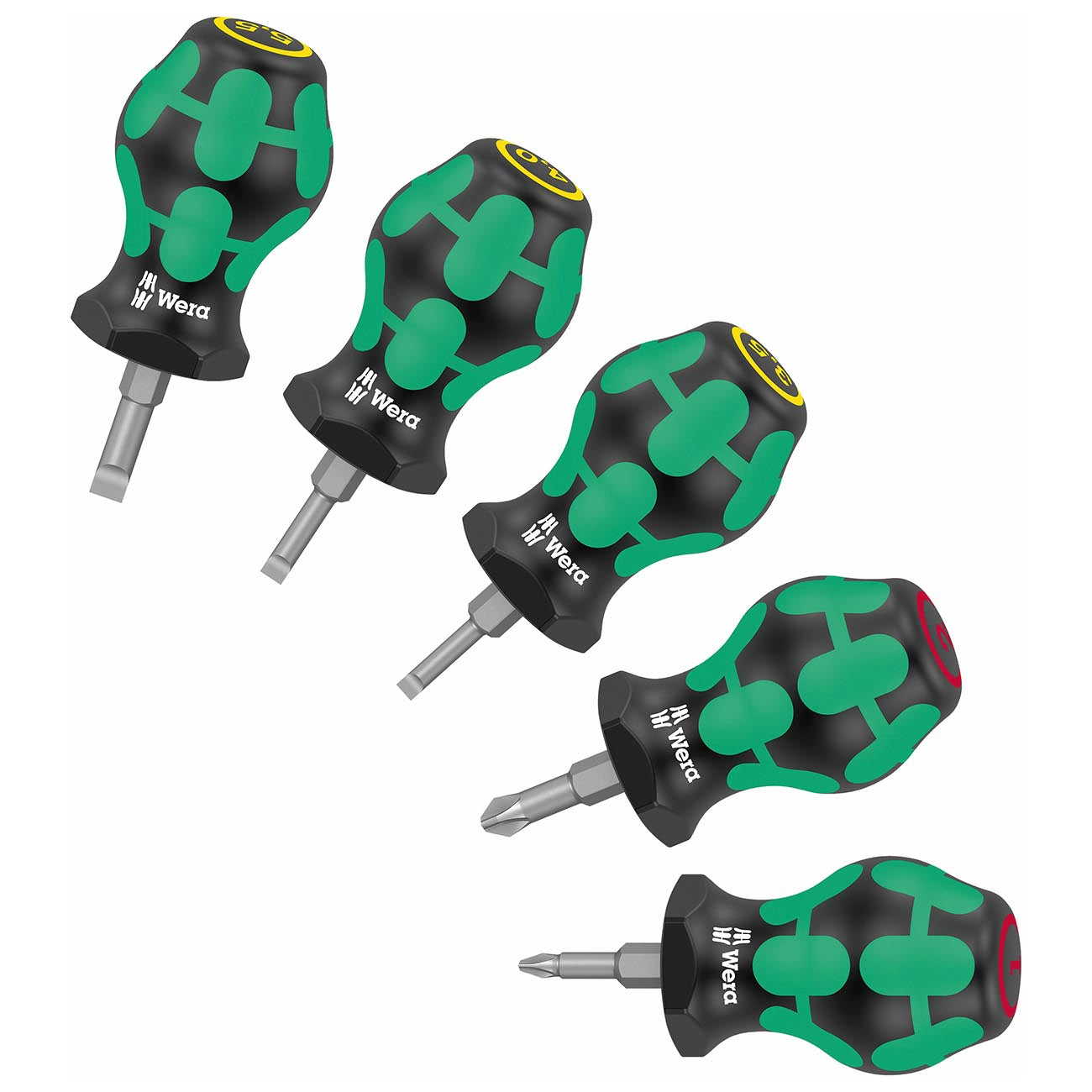 Wera Stubby Screwdriver Set (5 Piece Set)