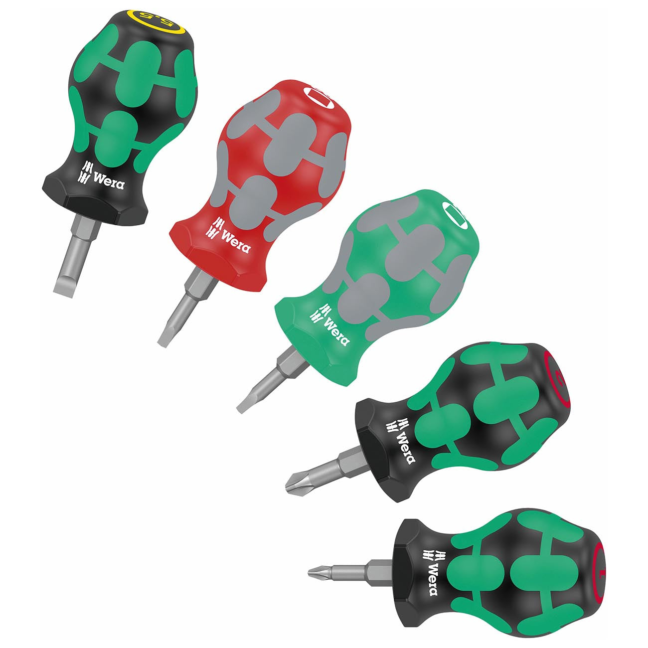 Wera Stubby Set Screwdriver Set (5 Piece Set)