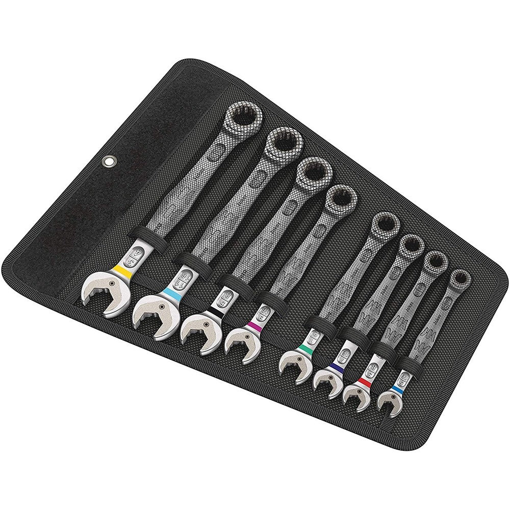 Wera Joker Sae Ratcheting Combination Wrench 8 Piece Set