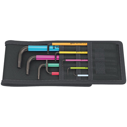 Wera Hex-plus Color Coded Sae (standard) Hex-plus L-key Allen Wrench Set (8-piece Set)