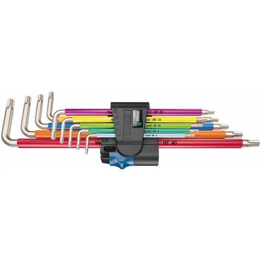 Wera Multicolor Torx® L-key Wrench Set With Holding Function (9-piece Set)