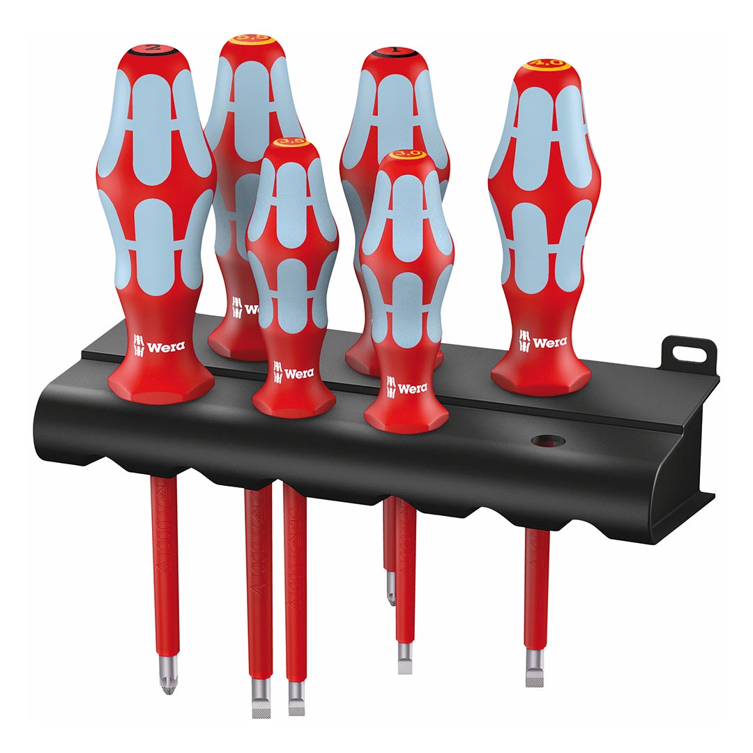 Wera 3160i/3165i/6 Vde-insulated Screwdriver Set