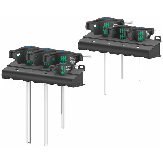 Wera T-handle Metric Hex-plus Driver Set With Rack (7-piece Set)