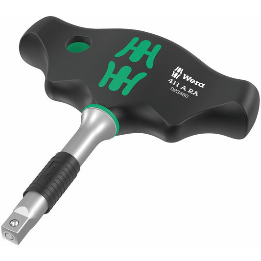 Wera T-handle Socket Driver Adapter With Ratchet Function (1/4"  Drive)