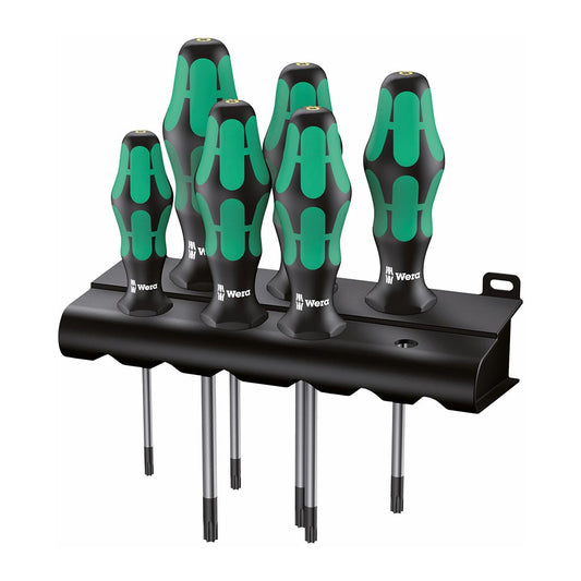 Wera Torx Screwdriver Set With Rack (6-piece Set)