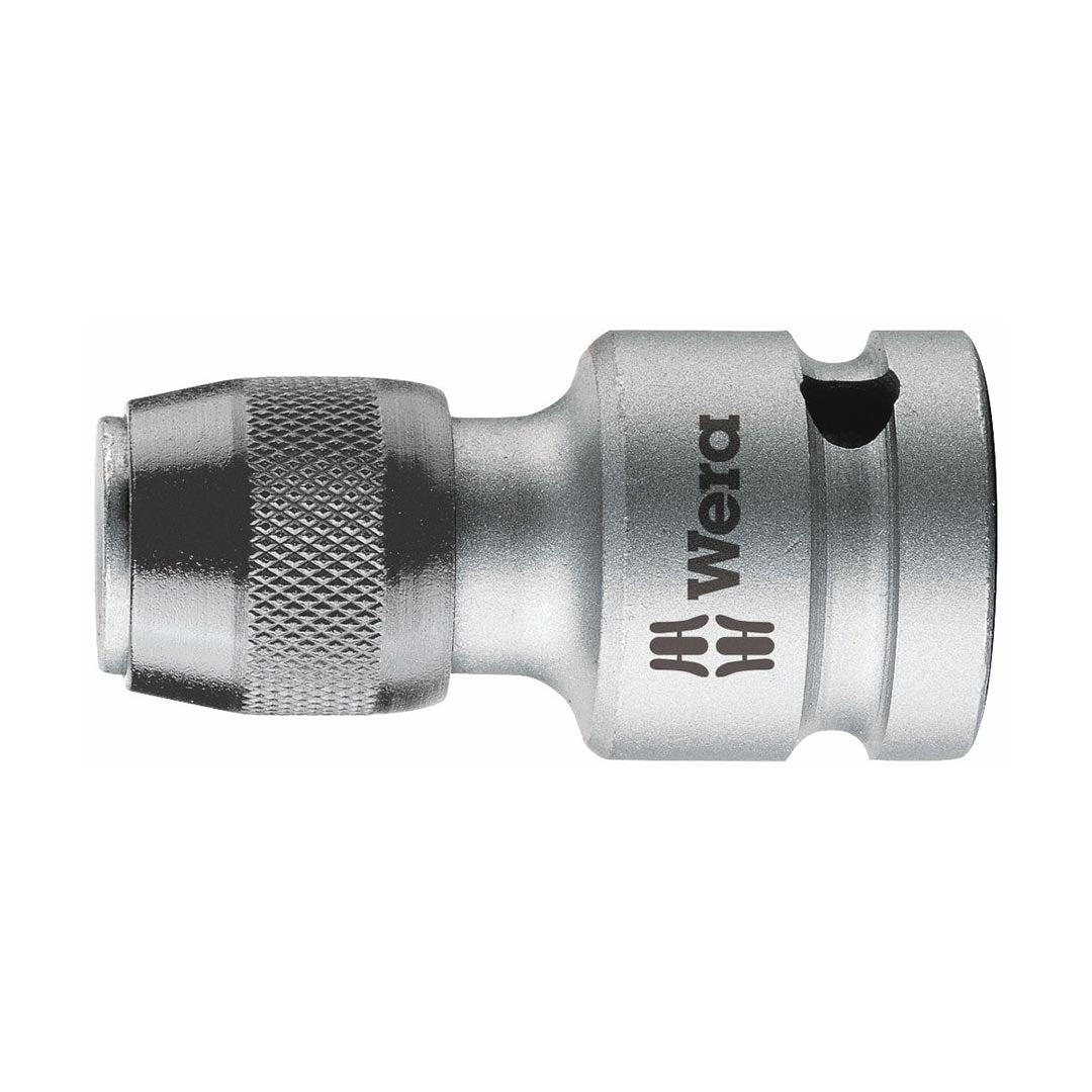 Wera 3/8" Drive Hexagon Bit Adaptor With Quick-release Chuck