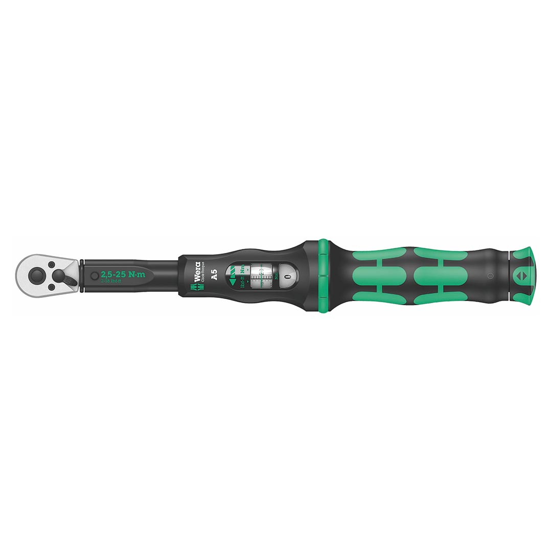 Wera Click-torque Reversible 1/4" Ratchet Wrench (nm Scale)