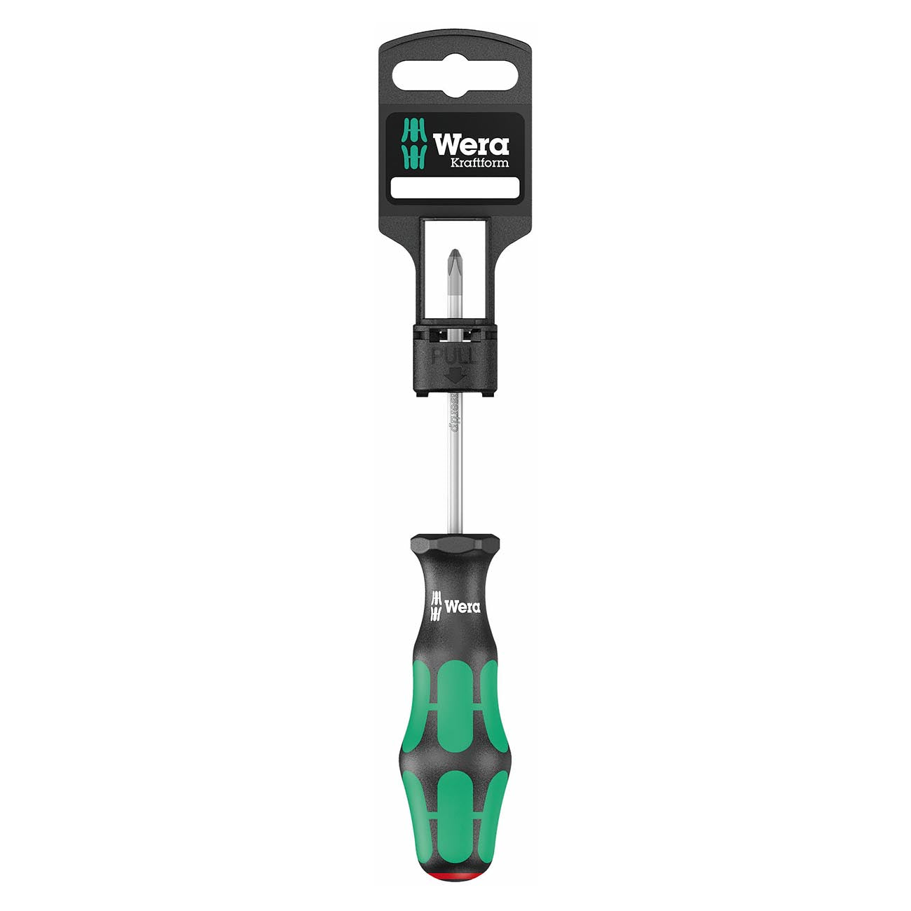 Wera Screwdriver: Phillips Ph #1 X 80mm (on Hang-tag)