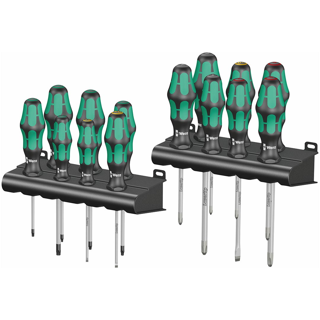 Wera Kraftform Screwdriver Set With Racks (14-piece Set)