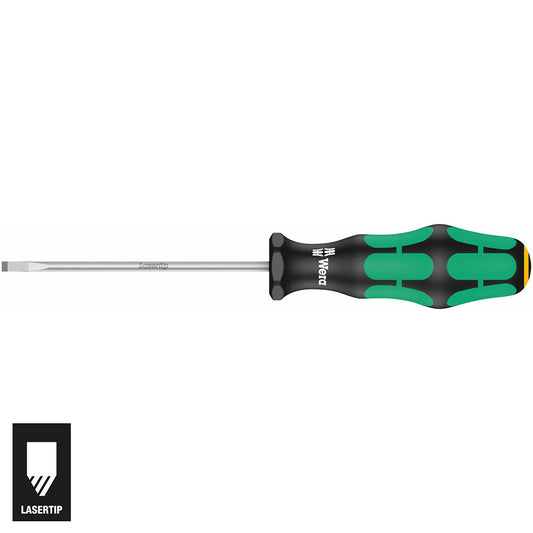 Wera Screwdriver: Slotted 5.5mm X 200mm (with Lasertip)