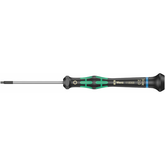 Wera Micro Electronics Precision Metric Hex-plus Screwdriver - 2mm X 60mm