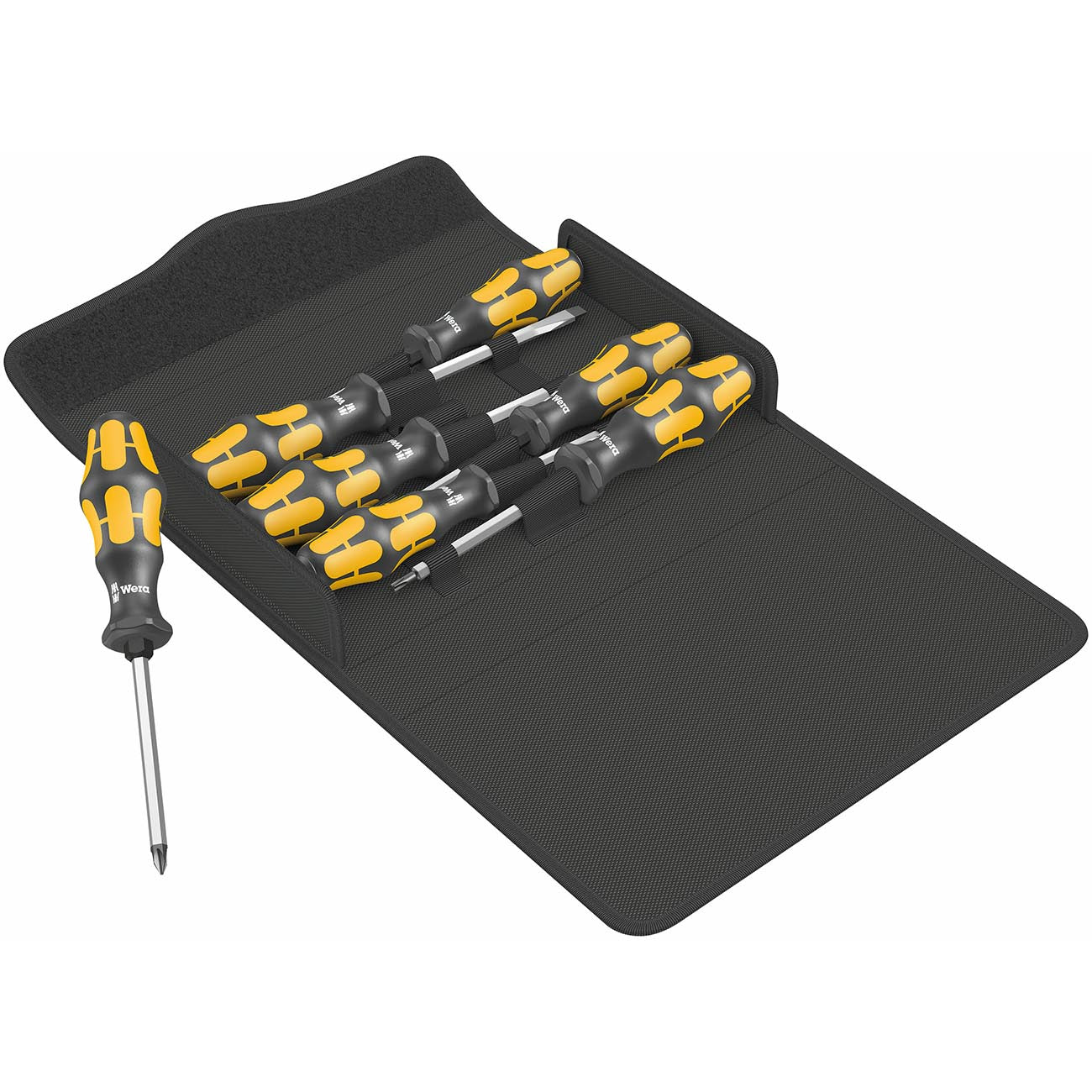 Wera Chiseldriver Screwdriver Set In Textile Box (7-piece Set)