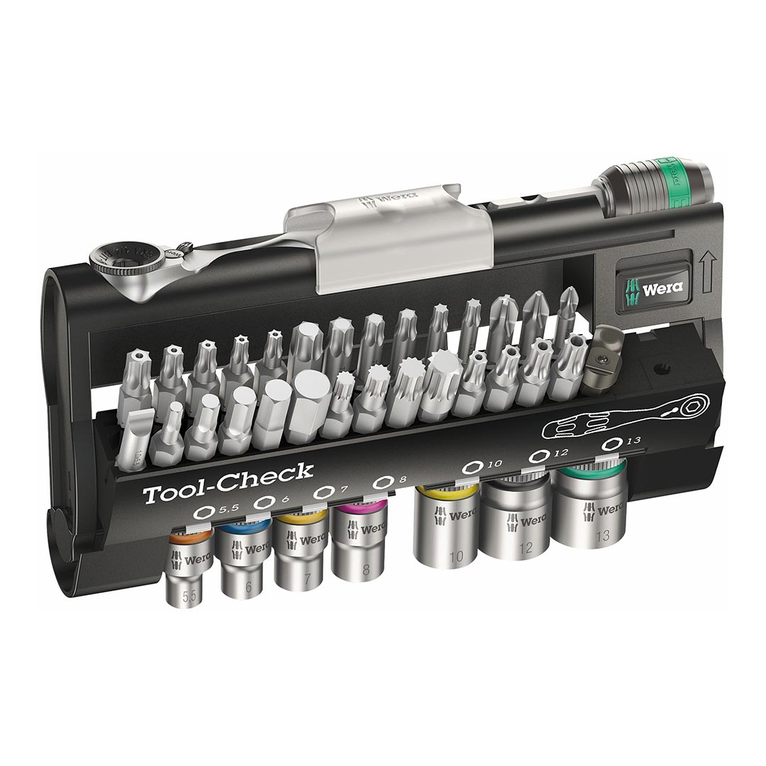 Wera Tool Check 1 - Metric 1/4″ Socket/bit Driver Set (38-piece Set)