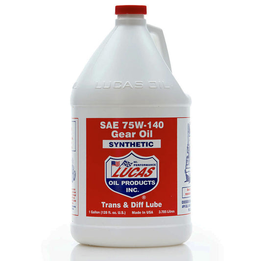 Lucas Oil Synthetic Sae 75w 140 Trans Diff Lube 1 Gallon