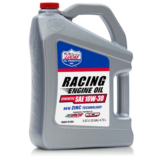 Lucas Oil Synthetic Sae 10w-30 Racing Motor Oil - 5 Quart