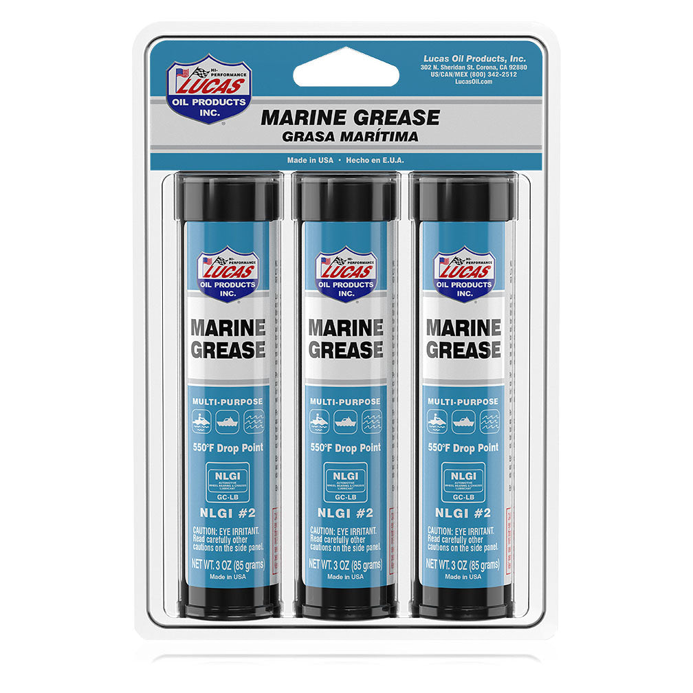 Lucas Oil Marine Grease  (3 Pack - 3 Ounce Tubes)