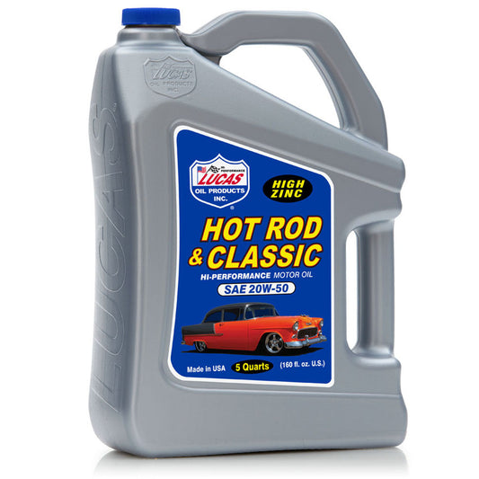 Lucas Oil Sae 20w-50 Hot Rod Oil - 5 Quart