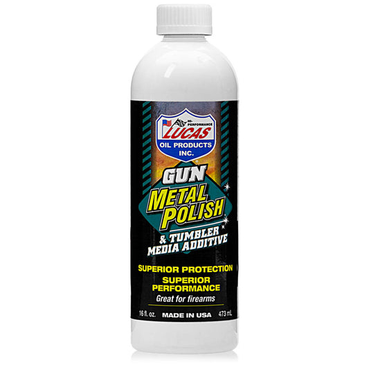 Lucas Oil Gun Metal Polish & Tumbler Media Additive - 16 Ounce