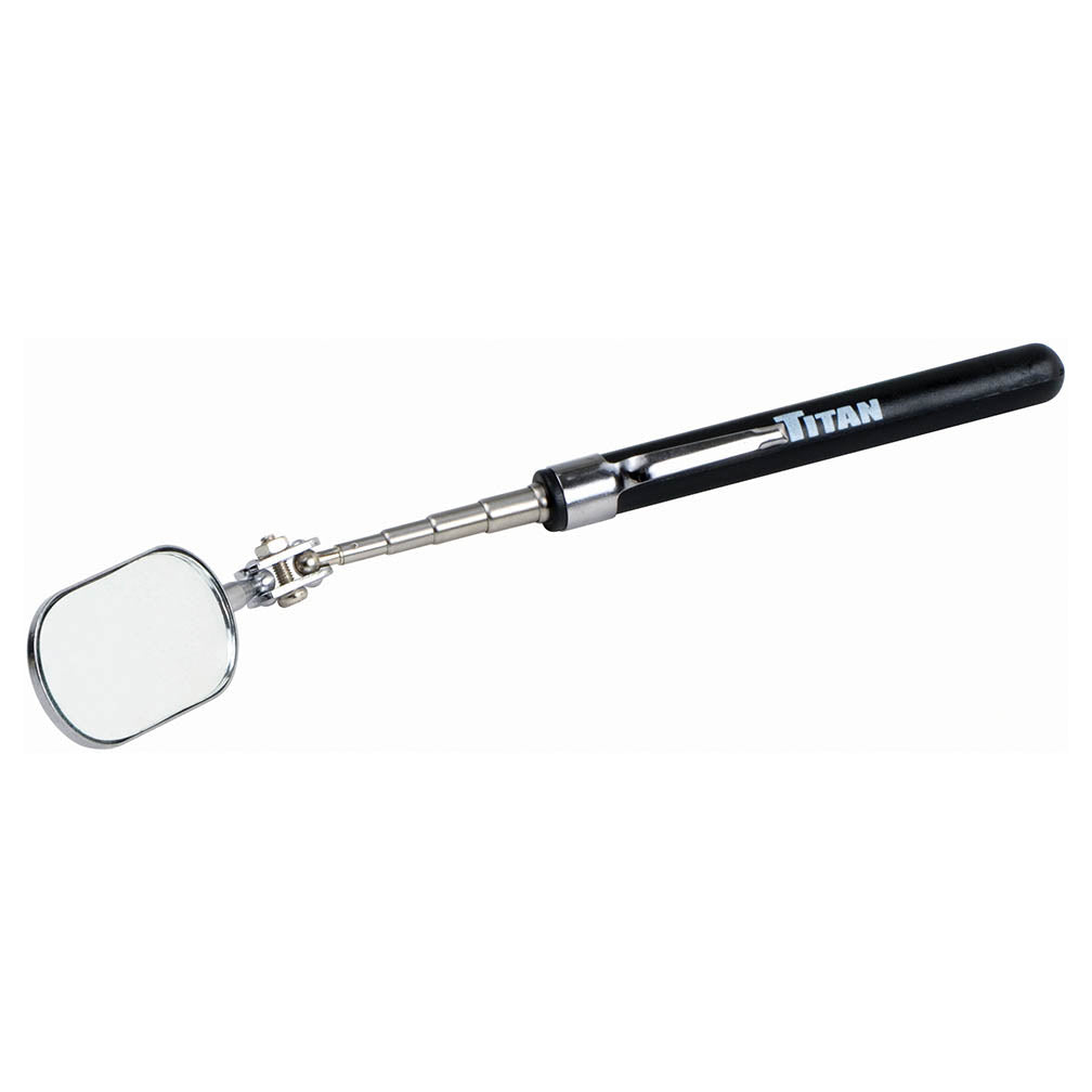 Titan Tool 1 In X 2 In Oval Telescoping Inspection Mirror