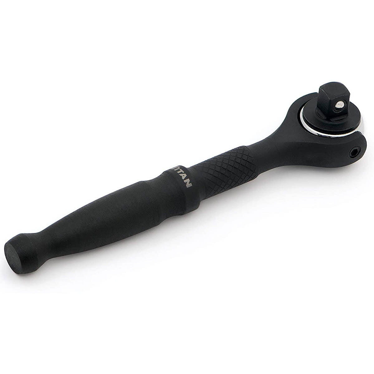 Titan 1/4" Drive - Swivel Head Micro Ratchet - Black