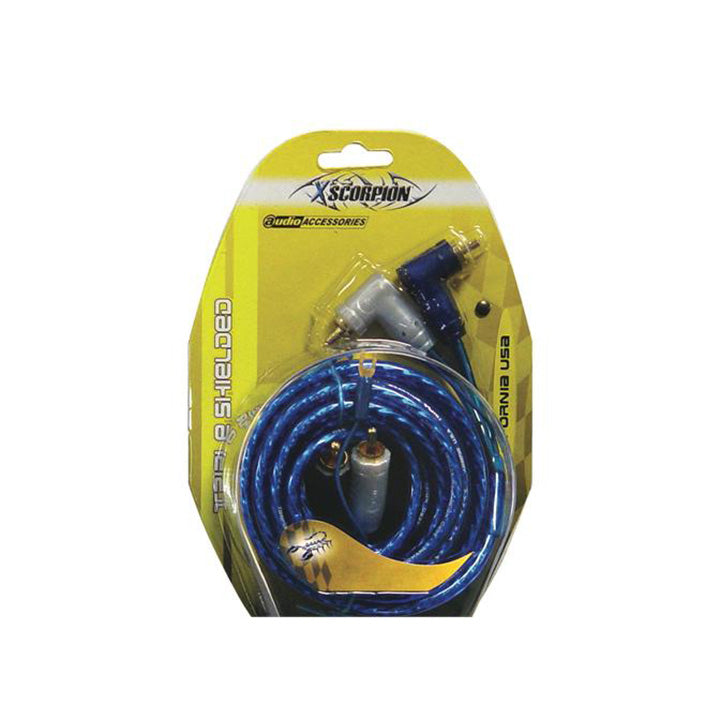 Rca Cable 15' Xscorpion Blue Triple Shielded W/remote Wire