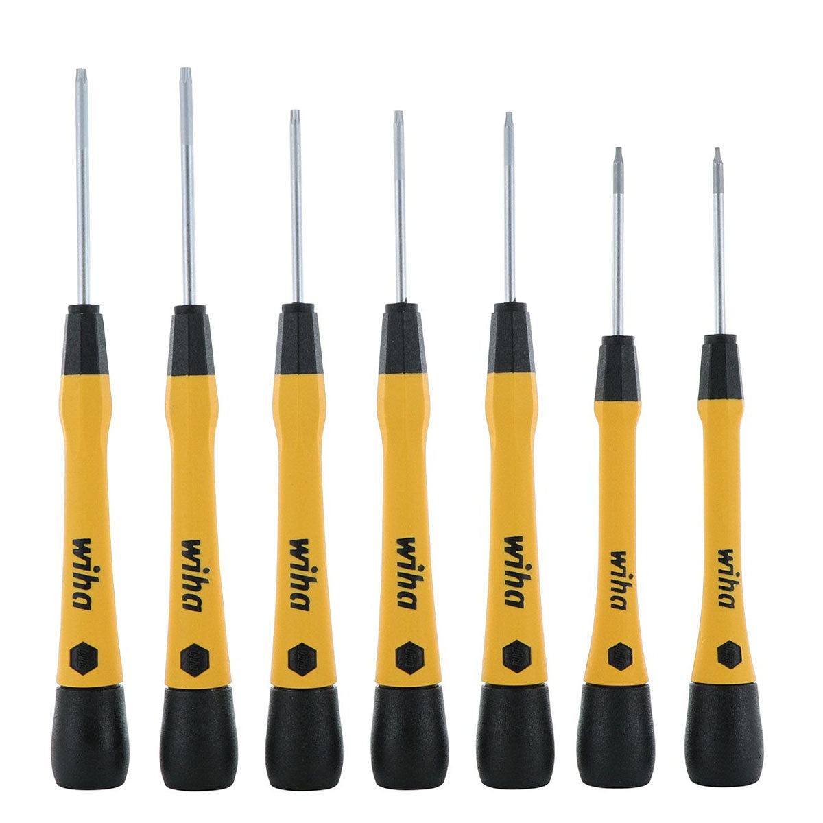 Wiha Esd Safe Picofinish Precision Torx Screwdriver Set - 7 Piece Set