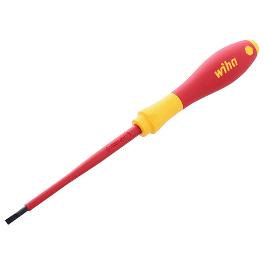 Wiha Insulated Softfinish Slotted Screwdriver 3.5mm X 100mm