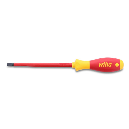 Wiha Insulated Softfinish Slotted Screwdriver 6.5mm (1/4") X 150mm