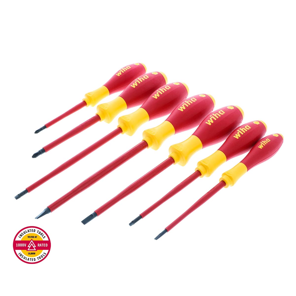 Wiha Insulated Softfinish Screwdriver Set (7 Piece Set)