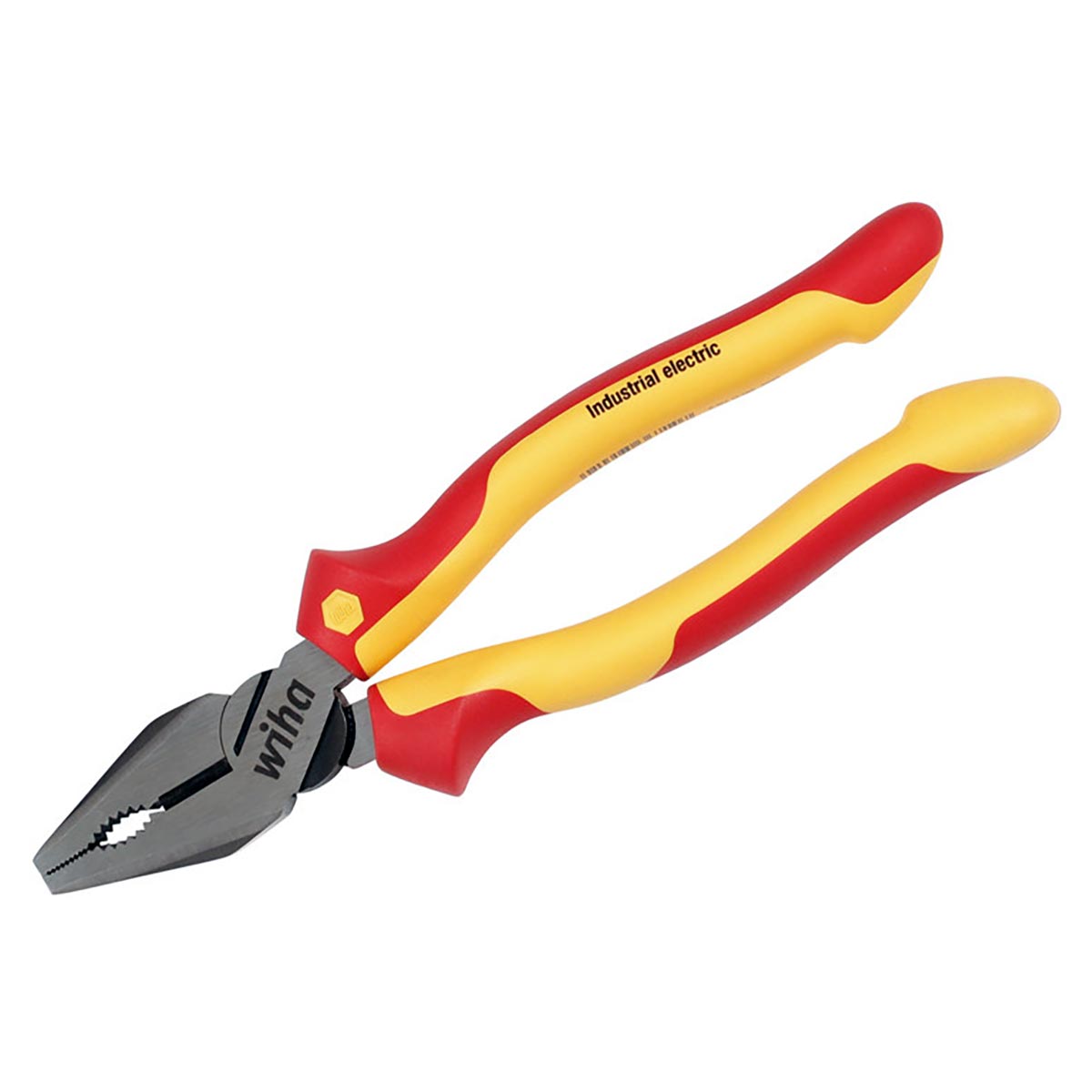 Wiha Insulated Industrial Combination Pliers - 8" Overall Length