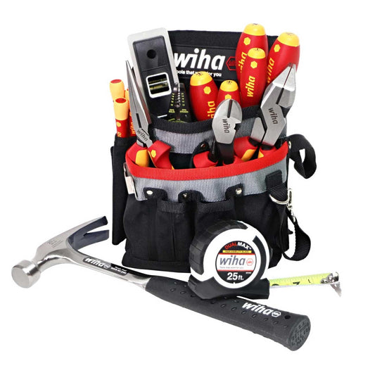 Wiha Insulated Apprentice Electrician's Tool Kit (16 Piece Set)