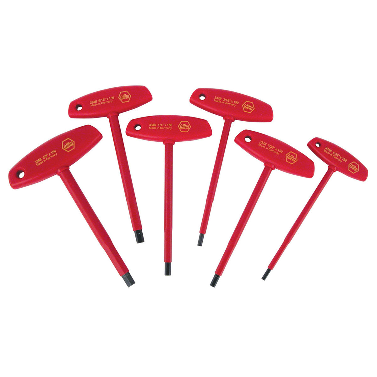 Wiha Insulated T-handle Hex Sae Set (6 Piece Set)