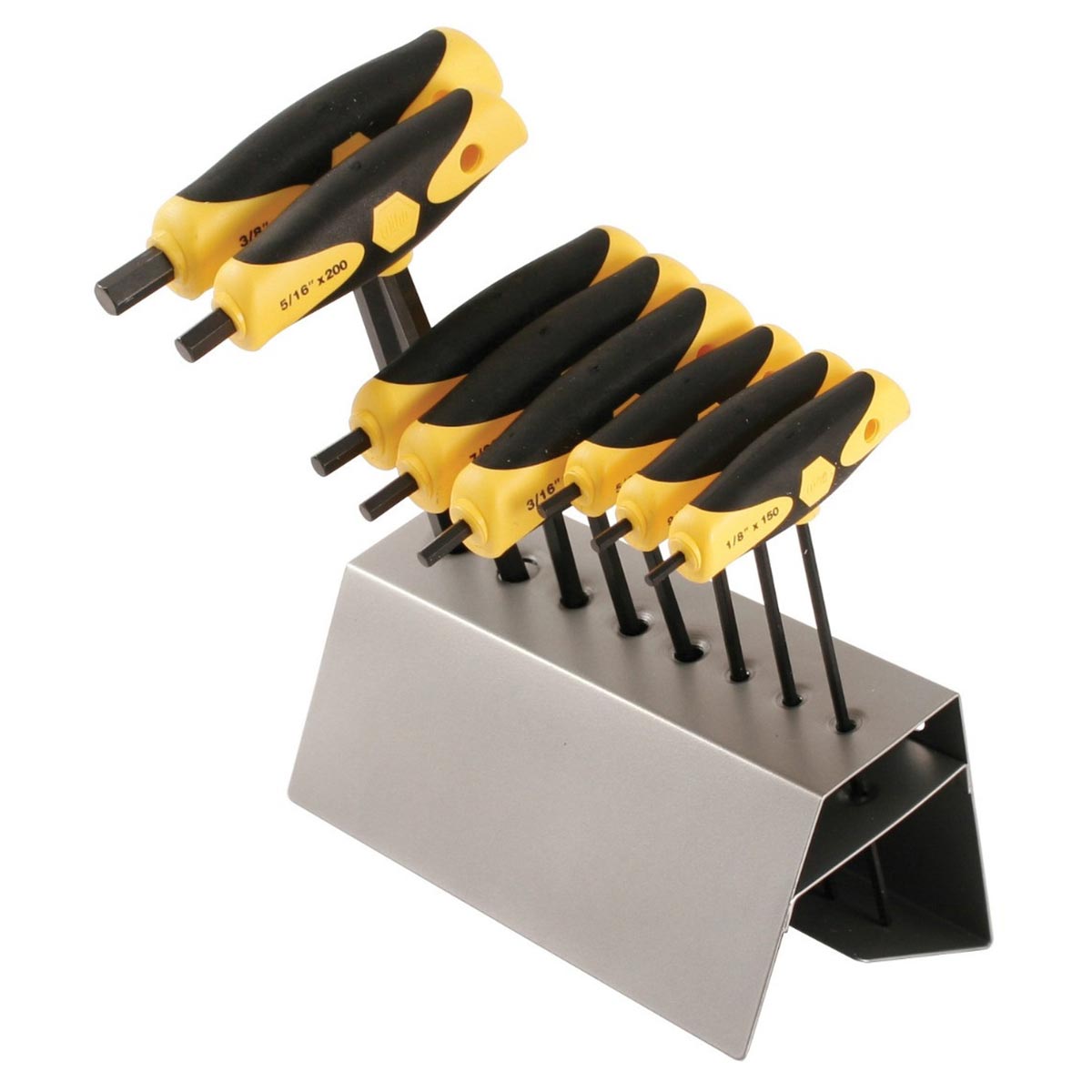 Wiha Soft Grip Dual Drive Sae Hex T-handle Set (8 Piece Set)