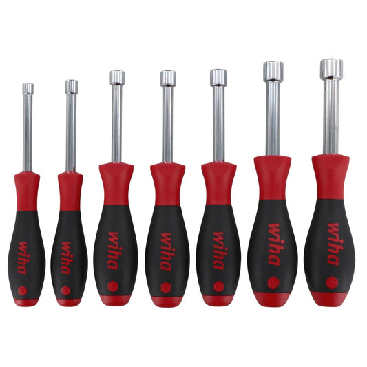 Wiha Softfinish Hollow Shaft Sae Nut Driver Set (7 Piece Set)