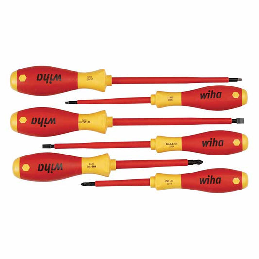 Wiha Insulated Softfinish Screwdriver Set (6 Piece Set)