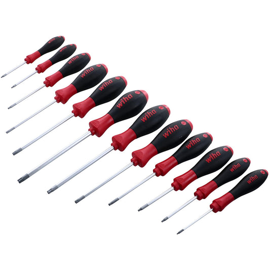 Wiha Softfinish Cushion Grip Torx Screwdriver Set T5 To T40 (12 Piece Set)