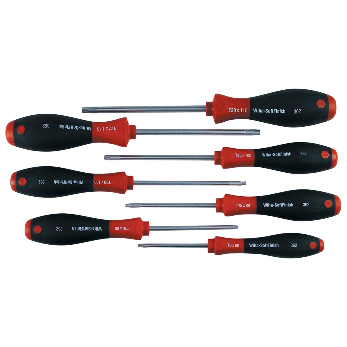 Wiha Softfinish Cushion Grip 'security Torx' Screwdriver Set (7 Piece Set)