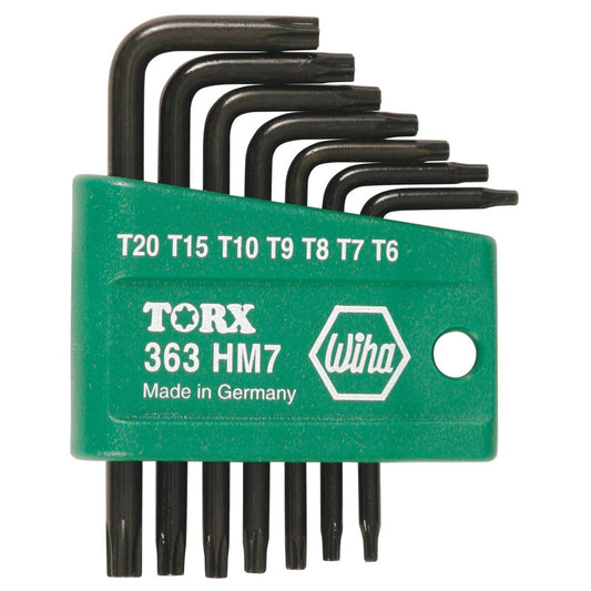 Wiha Torx L-key Short Arm Set (7 Piece Set)