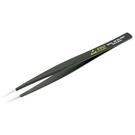 Wiha Esd Safe Tweezers Aa Sa Universal Fine Point - 130mm