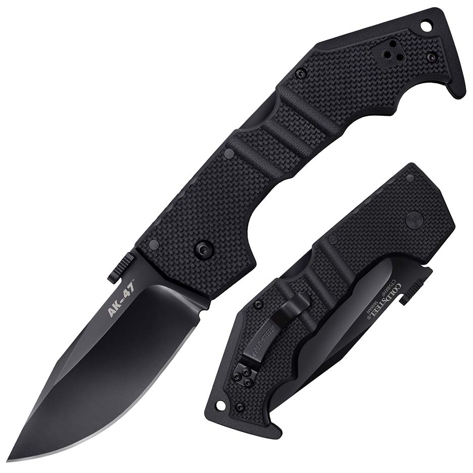 Cold Steel Ak47 Folding Knife 3-1/2" Blade Black