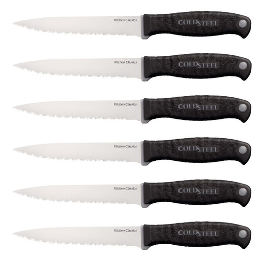 Cold Steel Six Steak Knife Set (kitchen Classics)