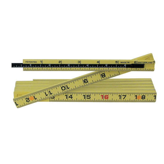 Wiha Maxiflex Outside Reading Folding 6-foot/2-meter Ruler