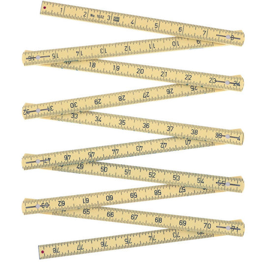 Wiha Maxiflex 2-meter Folding Combination Metric/inch Ruler