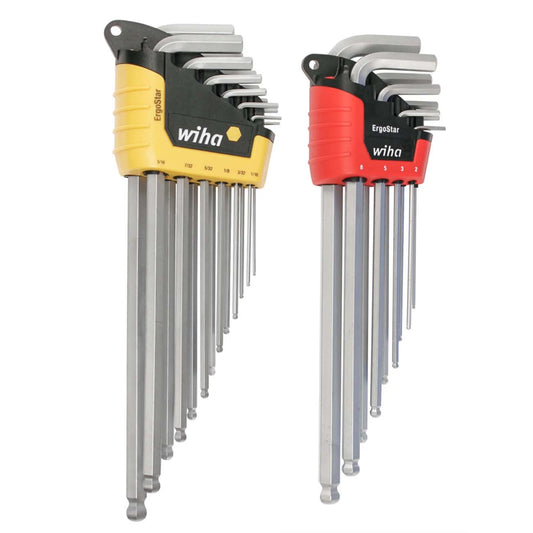 Wiha Ergostar Sae/metric Ball Hex L-key Set (22 Piece Set)