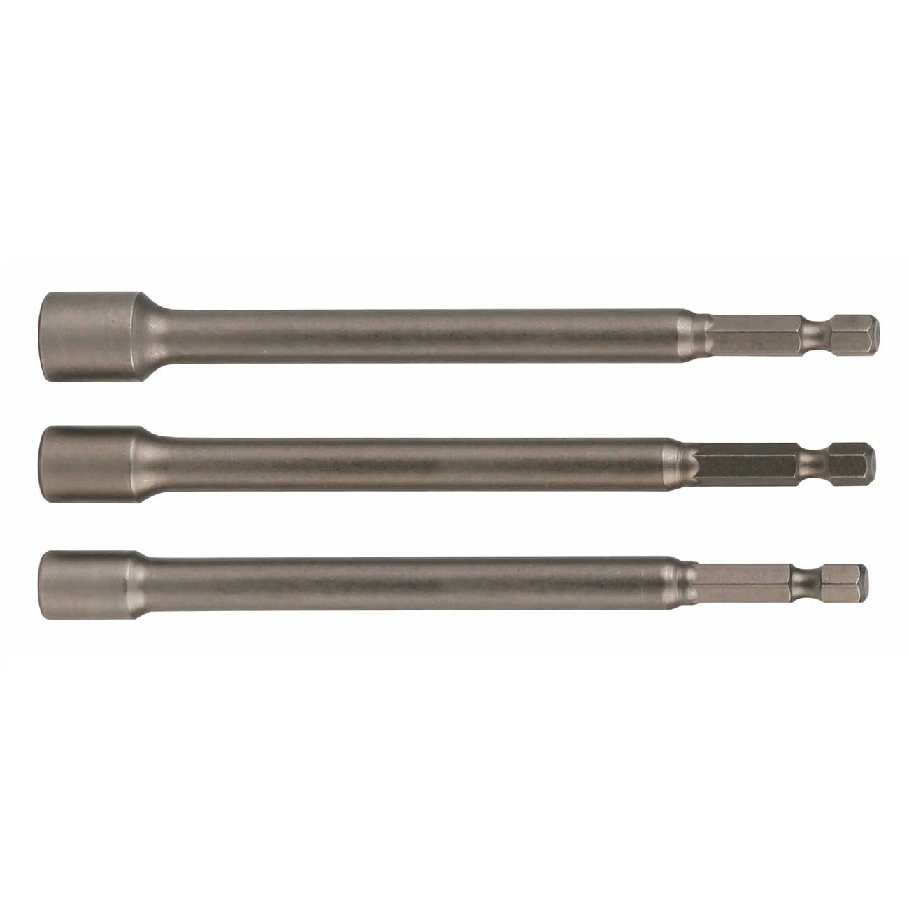 Wiha Magnetic Long Shank 1/4" Drive Nut Setter Set: 1/4"  5/16"  3/8'' (3 Piece Set)